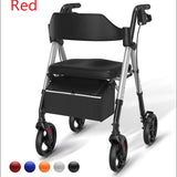 Removable And Lightweight Four-wheel Walker For Elderly People