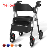 Removable And Lightweight Four-wheel Walker For Elderly People