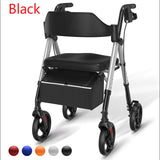 Removable And Lightweight Four-wheel Walker For Elderly People