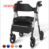 Removable And Lightweight Four-wheel Walker For Elderly People