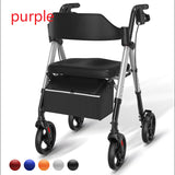 Removable And Lightweight Four-wheel Walker For Elderly People