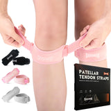 2PC/1Pair GOUNOD Patella Knee Straps Adjustable Knee Straps Running Sports for Pain Relief