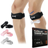 2PC/1Pair GOUNOD Patella Knee Straps Adjustable Knee Straps Running Sports for Pain Relief