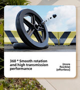 ‌440lbs Heavy-Duty Senior Mobility Rollator Walkers Foldable Sit /Push Walker /Shopping Basket&Adjustable Handles‌ Shopping Cart