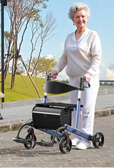 New Walker for The Elderly Rehabilitation Walking Anti-Fall Adjustable Folding Walking Rollator Walker with Arm Support Walkers
