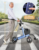 New Walker for The Elderly Rehabilitation Walking Anti-Fall Adjustable Folding Walking Rollator Walker with Arm Support Walkers