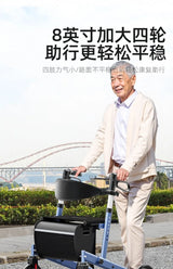 New Walker for The Elderly Rehabilitation Walking Anti-Fall Adjustable Folding Walking Rollator Walker with Arm Support Walkers