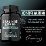 L-Arginine Capsules Supplement - for Energy, Strength and Endurance Support During Exercise | Muscle Mass, Non-Gmo