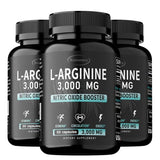 L-Arginine Capsules Supplement - for Energy, Strength and Endurance Support During Exercise | Muscle Mass, Non-Gmo