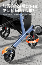 New Walker for The Elderly Rehabilitation Walking Anti-Fall Adjustable Folding Walking Rollator Walker with Arm Support Walkers