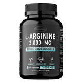 L-Arginine Capsules Supplement - for Energy, Strength and Endurance Support During Exercise | Muscle Mass, Non-Gmo