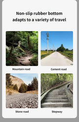 Hiking Camping Mountaineering Poles Printing Walking Stick Telescopic Baton Trekking Poles Folding Cane Crutches Pole Unisex