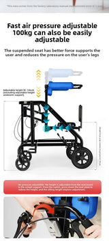 The elderly rehabilitation walking walker stroke hemiplegia auxiliary equipment the elderly anti-drop artifact adult walker