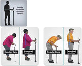 New design Portable Foldable Non-slip Elderly Cane Posture Cane Outdoor Hiking Crutch Walking Stick