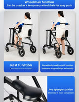 The elderly rehabilitation walking walker stroke hemiplegia auxiliary equipment the elderly anti-drop artifact adult walker