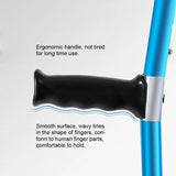 Adjustable Telescopic Underarm Cane Crutch Crutches Aluminum Alloy for Disabled Seniors Elderly Portable Folding Walking Stick O