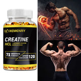 Creatine HCl - Boosts Energy Endurance and Muscle Mass ,Improved Athletic Performance - 120 Capsules