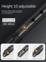 Carbon Fiber Trekking Poles for Hiking And Walking Anti-Slip Elderly Walking Sticks with Supportive Cylindrical Handle