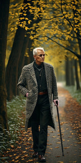 Carbon Fiber Trekking Poles for Hiking And Walking Anti-Slip Elderly Walking Sticks with Supportive Cylindrical Handle