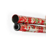 Walking Sticks For Elderly Women Men Lightweight Foldable Telescopic 93cm Adjustable Folding Floral Metal Cane Climbing Hiking