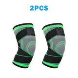2 Pcs Knee Pads Sports Support Braces for Men & Women Arthritis Joints Protector Compression Sleeve Fitness Kneepad