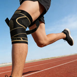 Sports Knee Brace with Copper Ion - Breathable Spandex Support for Training, Daily Wear & Reliable Protection