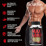 Men's Max Load Capsules - Supports Muscle Mass and Vitality,Daily Immune Health Supplement,Non-GMO