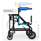The elderly rehabilitation walking walker stroke hemiplegia auxiliary equipment the elderly anti-drop artifact adult walker