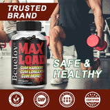 Men's Max Load Capsules - Supports Muscle Mass and Vitality,Daily Immune Health Supplement,Non-GMO