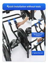 The elderly rehabilitation walking walker stroke hemiplegia auxiliary equipment the elderly anti-drop artifact adult walker