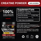 GPGP GreenPeople Creatine Monohydrate Powder Creatine Powder Muscle Recovery Muscle Builder for Men & Women Workout Supplements