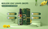Mullein Leaf Extract Health And Fitness Supplement Clean Lung Drops Health Drops For Smokers 60ml/bottle