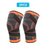 2 Pcs Knee Pads Sports Support Braces for Men & Women Arthritis Joints Protector Compression Sleeve Fitness Kneepad
