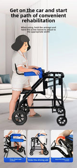 The elderly rehabilitation walking walker stroke hemiplegia auxiliary equipment the elderly anti-drop artifact adult walker