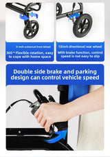 The elderly rehabilitation walking walker stroke hemiplegia auxiliary equipment the elderly anti-drop artifact adult walker