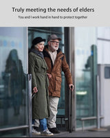 Carbon Fiber Trekking Poles for Hiking And Walking Anti-Slip Elderly Walking Sticks with Supportive Cylindrical Handle