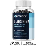L-Arginine - Nitric Oxide Supplements - Boost Endurance & Strength, Promote Muscle Growth, Improve Performance