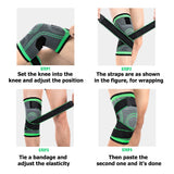 2 Pcs Knee Pads Sports Support Braces for Men & Women Arthritis Joints Protector Compression Sleeve Fitness Kneepad