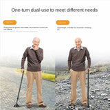 Carbon Fiber Trekking Poles for Hiking And Walking Anti-Slip Elderly Walking Sticks with Supportive Cylindrical Handle
