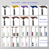 Carbon Fiber Trekking Poles for Hiking And Walking Anti-Slip Elderly Walking Sticks with Supportive Cylindrical Handle