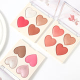 A Four-color Blush Delivers A Natural Subtle Glow