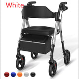 Removable And Lightweight Four-wheel Walker For Elderly People