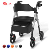 Removable And Lightweight Four-wheel Walker For Elderly People