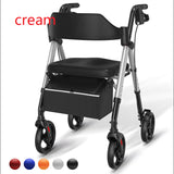 Removable And Lightweight Four-wheel Walker For Elderly People